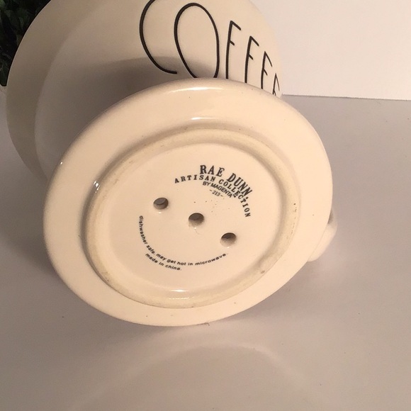 Rae Dunn Artisan Collection ceramic pour over drip cone Coffee white - Picture 3 of 4